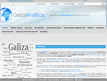 Tablet Screenshot of galiza-analitica.com